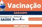 Secretaria de Saúde de Ariquemes inicia campanha de vacinação contra Influenza e Sarampo