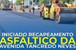 Prefeitura de Ariquemes inicia recapeamento asfáltico da Av. Tancredo Neves