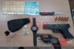 Polícia Civil de Machadinho fecha boca de fumo e apreende drogas, armas e munições
