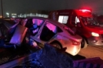Motorista causa destruição na casa da ex, foge da polícia e causa grave acidente na BR–364