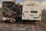 URGENTE: Batida entre ônibus mata quatro trabalhadores do JBS; 10 ficaram feridos