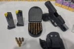 Em Vilhena/RO, PRF apreende arma de fogo e diversos produtos sem nota fiscal