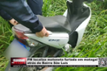 PM localiza motoneta furtada em matagal atrás do Bairro São Luís – Vídeos