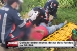 ARIQUEMES: Colisão entre motos deixa dois feridos na BR–364 – VÍDEO