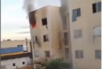 Vídeo mostra momento em que botija de gás explode dentro de apartamento na Zona Sul de Porto Velho